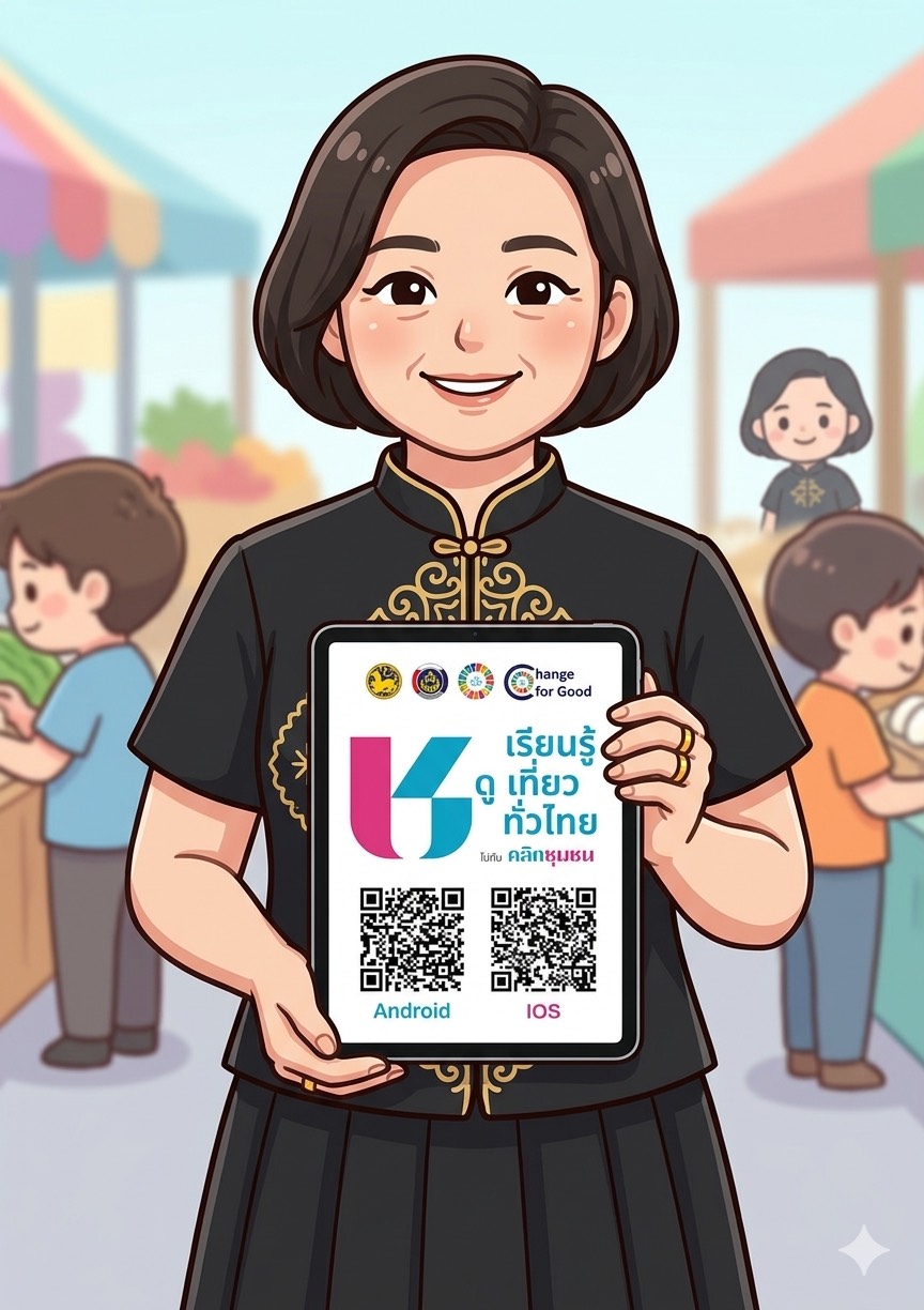  พช.พรรณานิคม : เชิญชวนดาวน์โหลดและใช้งานแอป “Click ชุมชน”