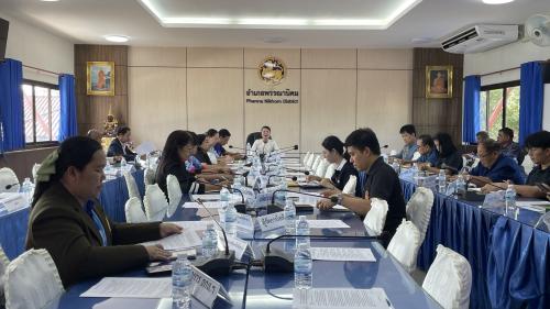 สำนักงานพัฒนาชุมชนอำเภอพรรณานิคม : ร่วมการประชุมหัวหน้าส่วนราชการ หัวหน้าหน่วยงานรัฐวิสาหกิจ ผู้บริหารสถานศึกษา และกำนัน ประจำเดือนกันยายน 2569