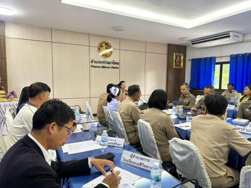 พช.พรรณานิคม : ร่วมประชุมหัวหน้าส่วนราชการระดับอำเภอ ประจำเดือนตุลาคม 2569